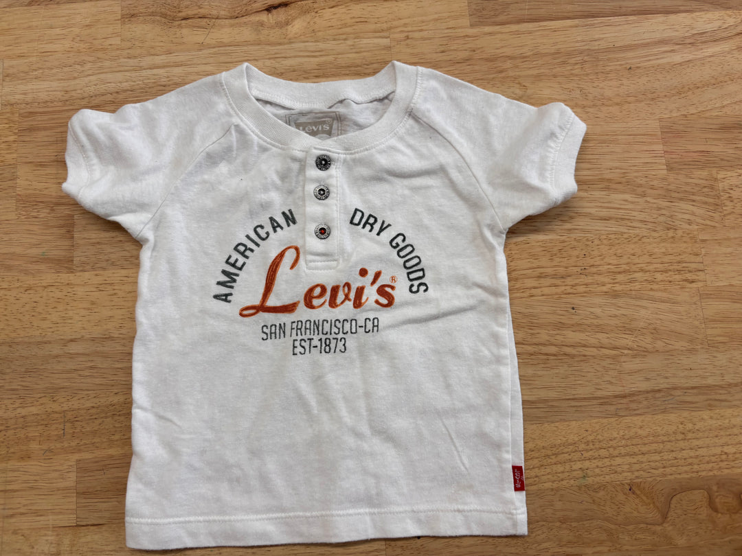 Levi’s 18 Months American Dry Goods Graphic Tee (White)