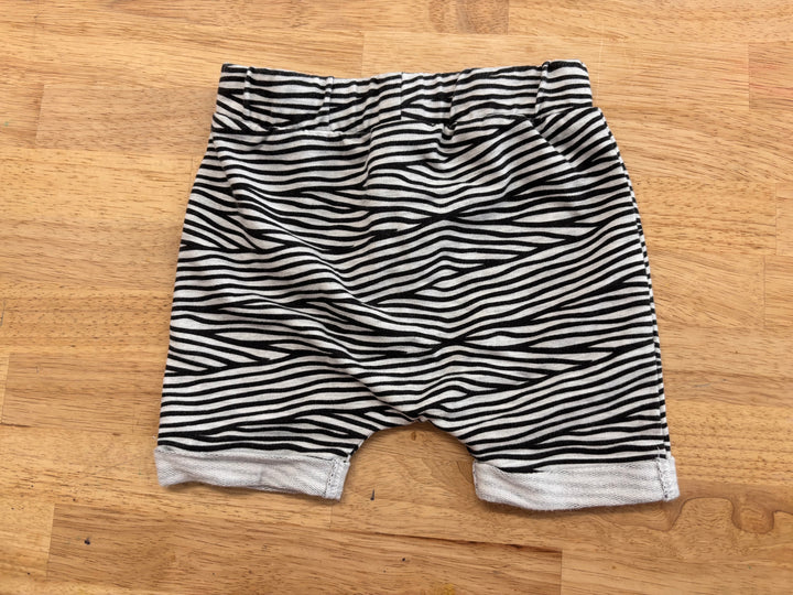 Mini Heros 6 Months Zebra Print Harem Shorts