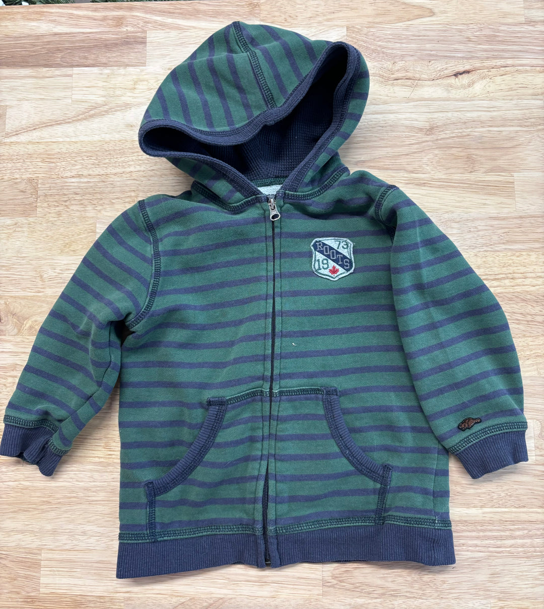 Roots Zip-Up Hoodie - 2T