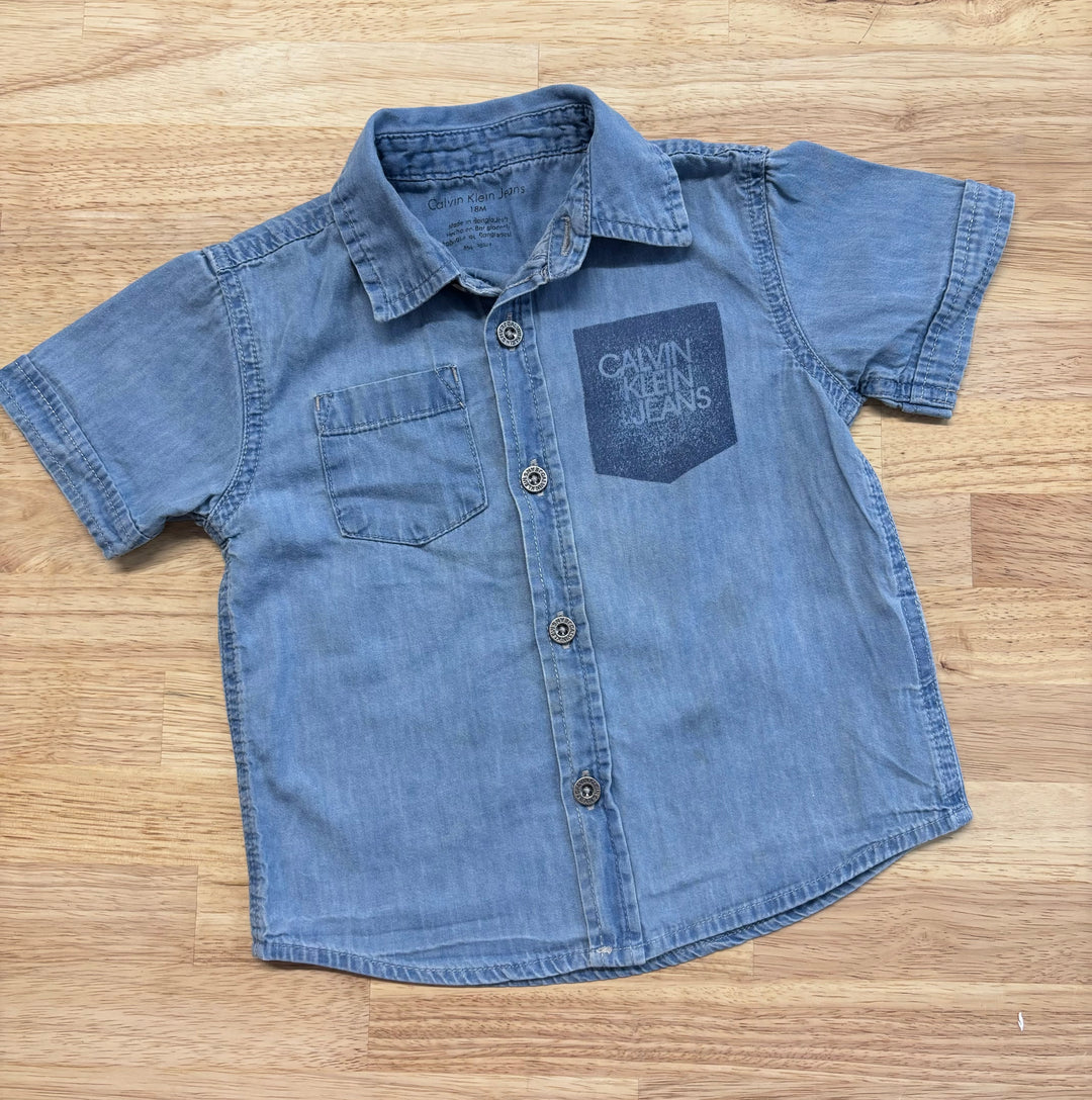 Calvin Klein Denim Shirt - 18 Months