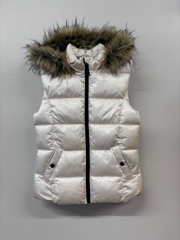 H&M Vest with Faux Fur Hood, Size 13-14 Years