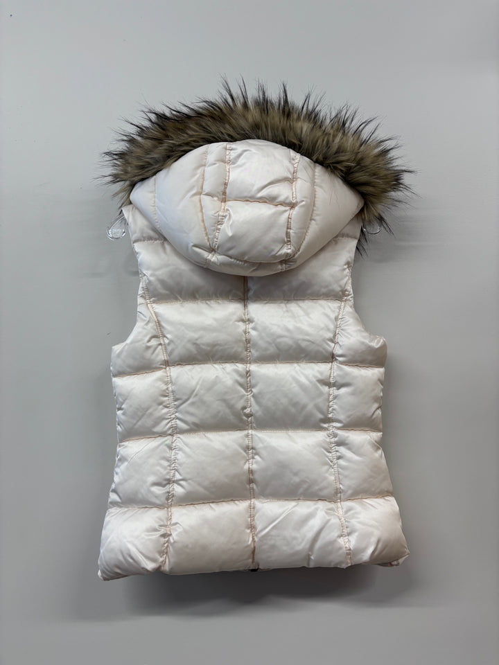 H&M Vest with Faux Fur Hood, Size 13-14 Years