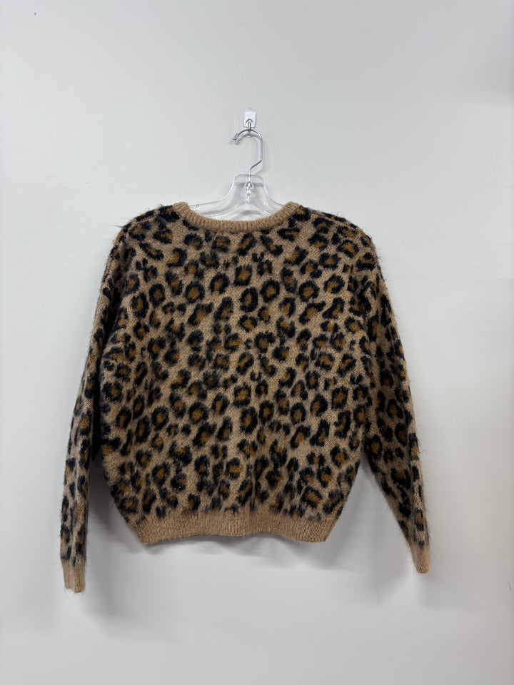 H&M Cheetah Print Sweater, Size 10