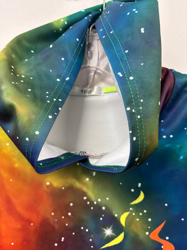 Pruton Lightweight Hoodie, Galactic Print, 160cm