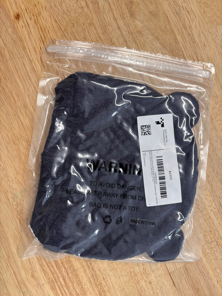 BAVST Baby Beanie Hat (0–3M, Navy, Earflaps & Bear Ears, NWT)