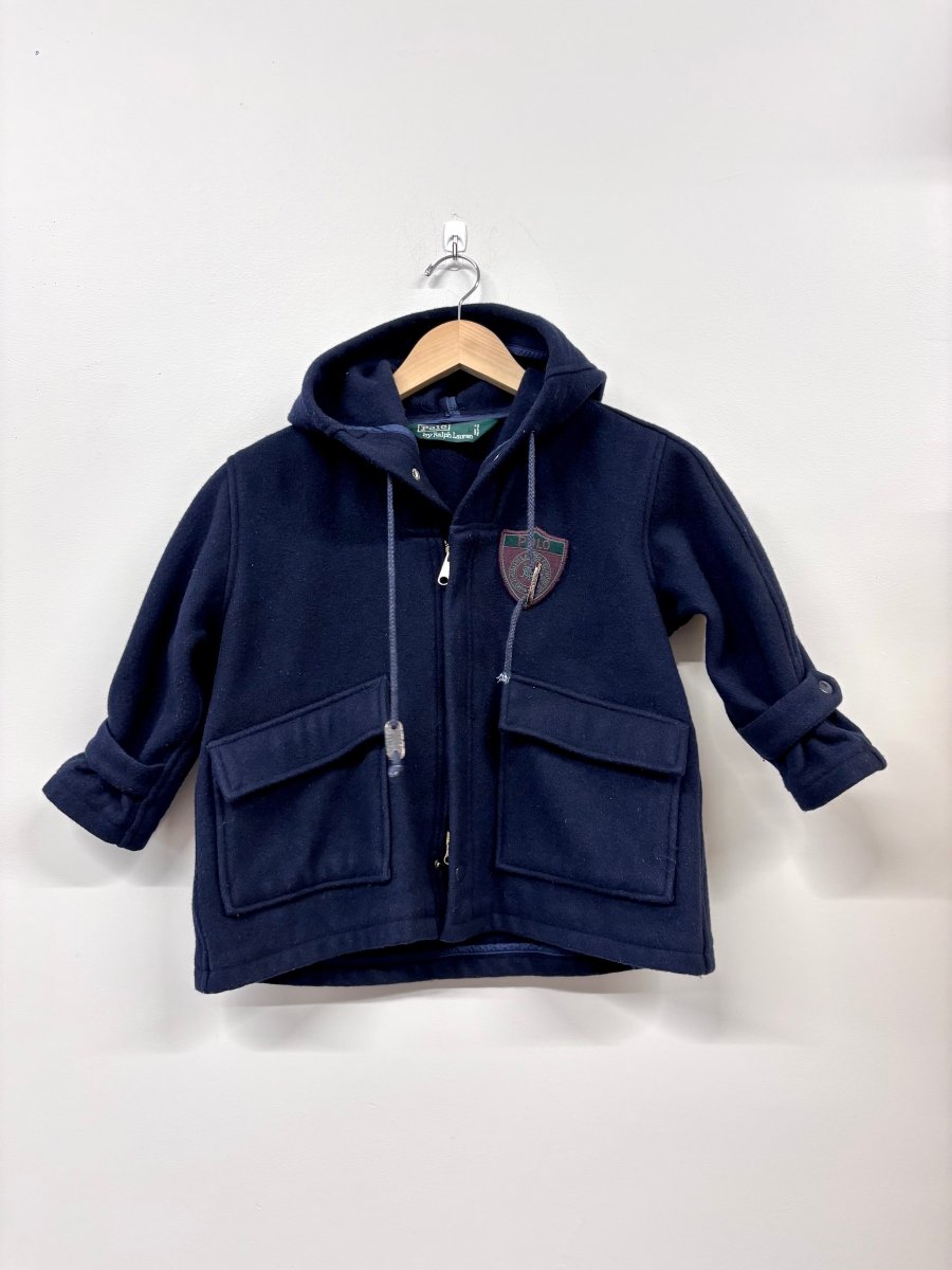 Ralph Lauren 100% Wool Jacket – Size 5 – Navy Blue - Nest and Sprout - Consignment
