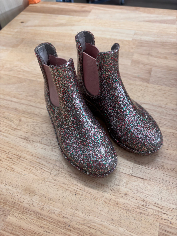 Old Navy Size 5 Glitter Ankle Boots (Narrow Fit)