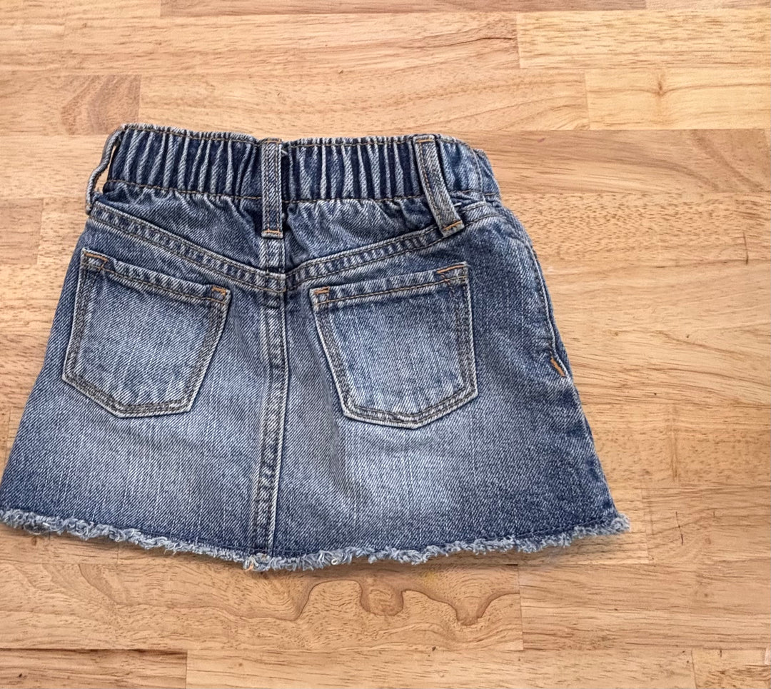Old Navy 18–24M Denim Skirt (Light-Medium Wash)