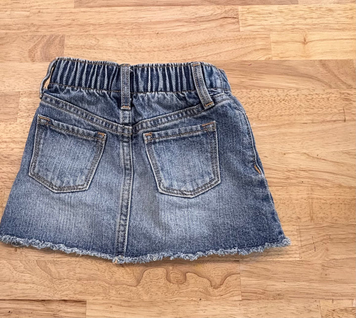 Old Navy 18–24M Denim Skirt (Light-Medium Wash)