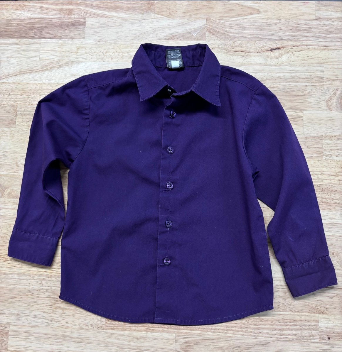 Dockers Purple Collared Button - Down Shirt - Size 5 | imperfect - Nest and Sprout - Consignment