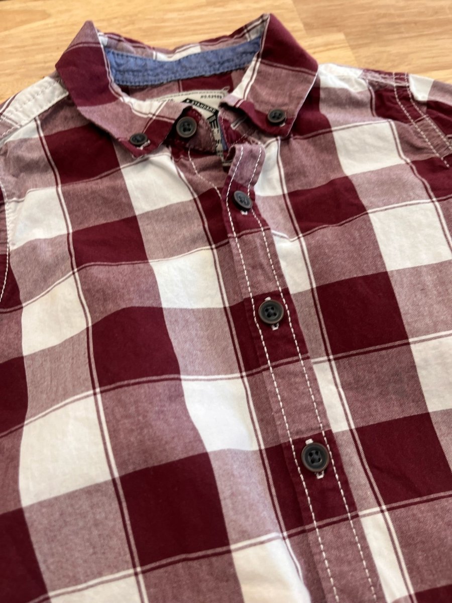Next Button - Up Shirt – Size 2–3 Years - Nest and Sprout - Consignment