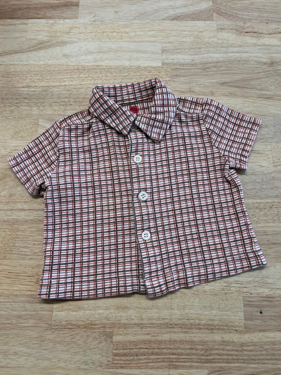 Tea Collection Button - Up Shirt – 3–6 Months - Nest and Sprout - Consignment