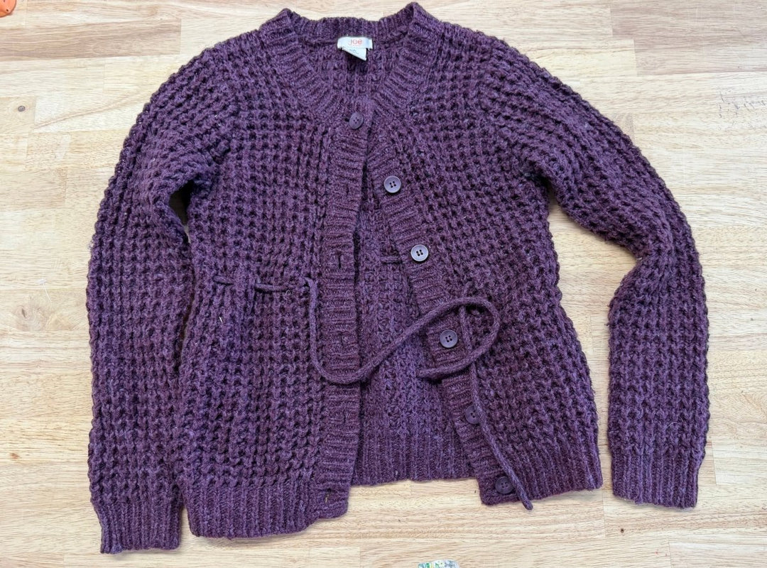 Joe Fresh Knit Cardigan Sweater purple| Size 8 - Nest and Sprout - Consignment
