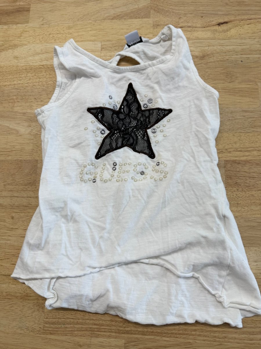 Guess White Tank Top | Size 7 - Nest and Sprout - Consignment
