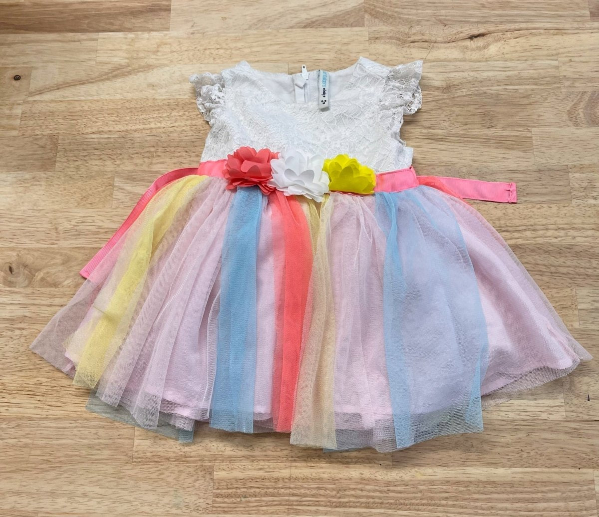 Pantaloons Rainbow Dress – Size 6–9 Months - Nest and Sprout - Consignment