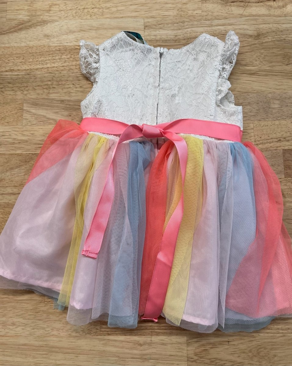Pantaloons Rainbow Dress – Size 6–9 Months - Nest and Sprout - Consignment