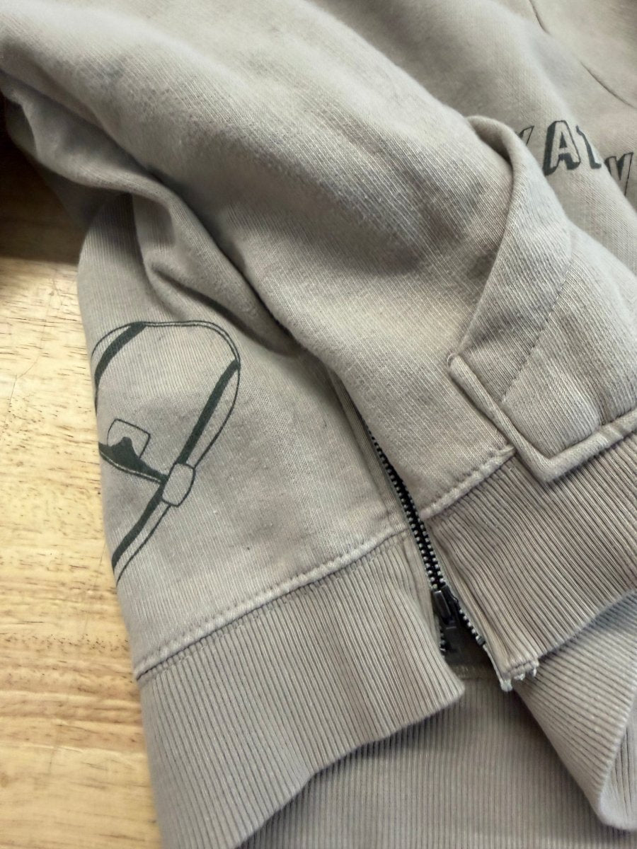 Zara Kids Skate Style Hoodie Beige | Size 6 - Nest and Sprout - Consignment