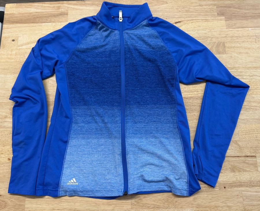 Adidas Golf Lightweight Zip Sweater Blue | Size 11–12Y - Nest and Sprout - Consignment
