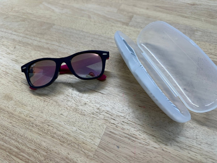 Ray - Ban Kids Sunglasses Fuchsia Purple with Case - Nest and Sprout - Consignment