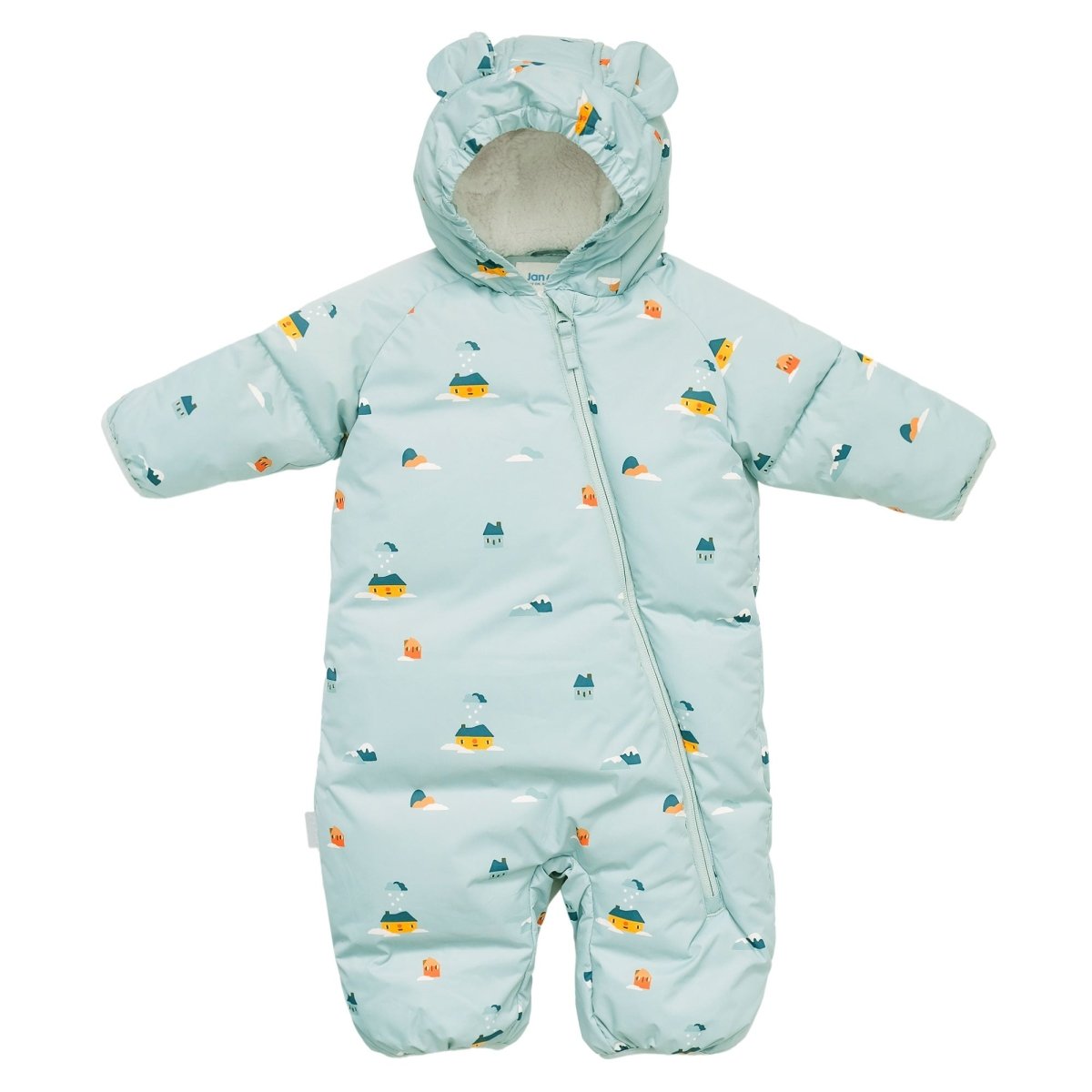 Jan & Jul Toasty-Dry Puffy Bunting Suit – Home Sweet Home - Nest and Sprout-Jan & Jul