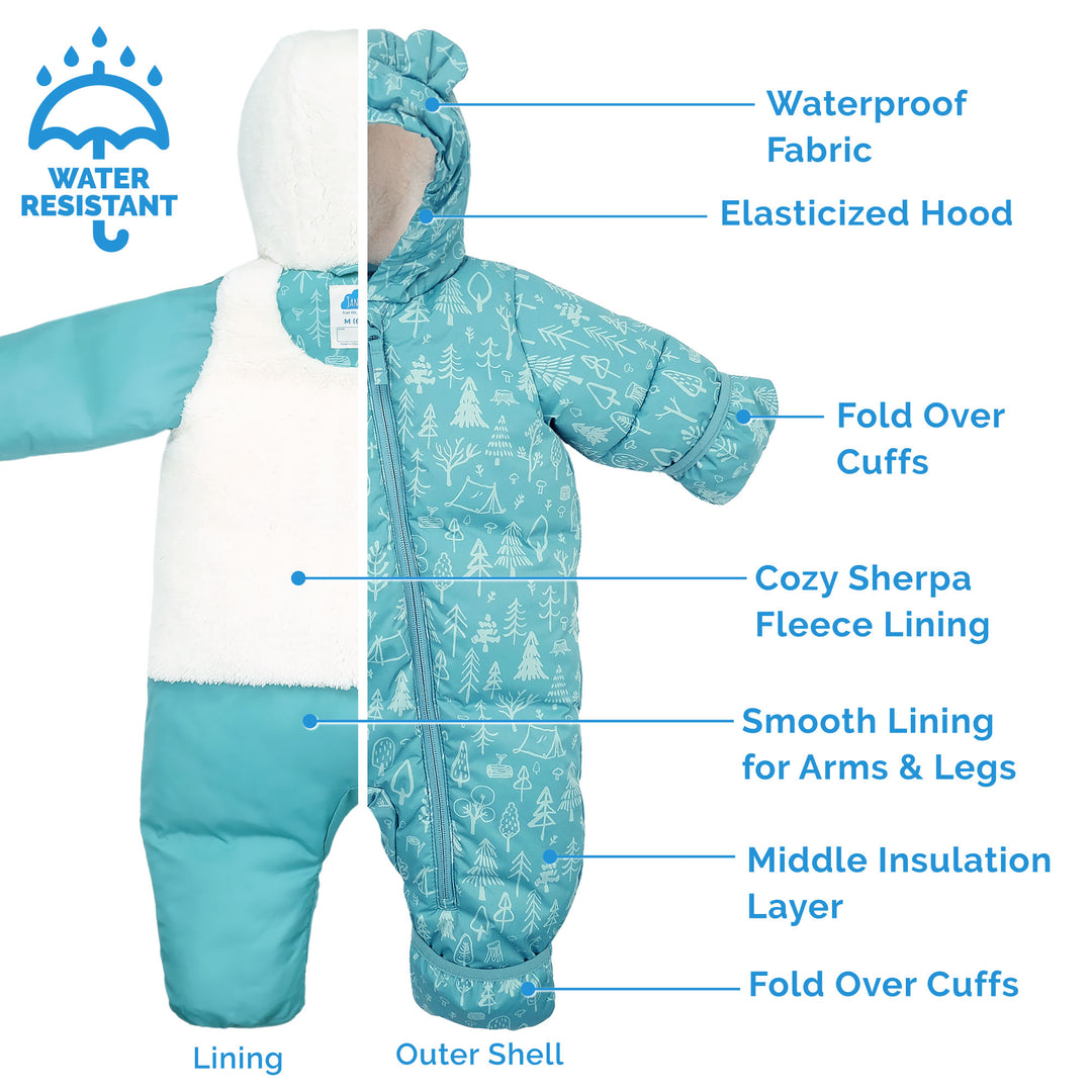 Jan & Jul Toasty-Dry Puffy Bunting Suit – Home Sweet Home