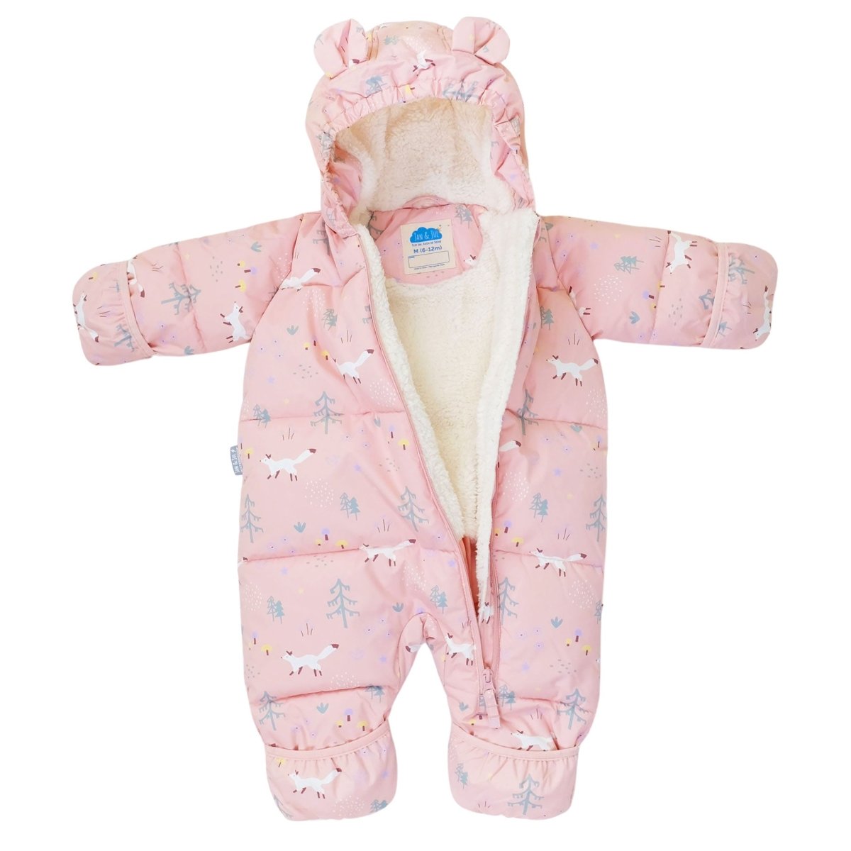 Toasty Dry Puffy Baby | Pink Forest - Nest and Sprout - Jan & Jul