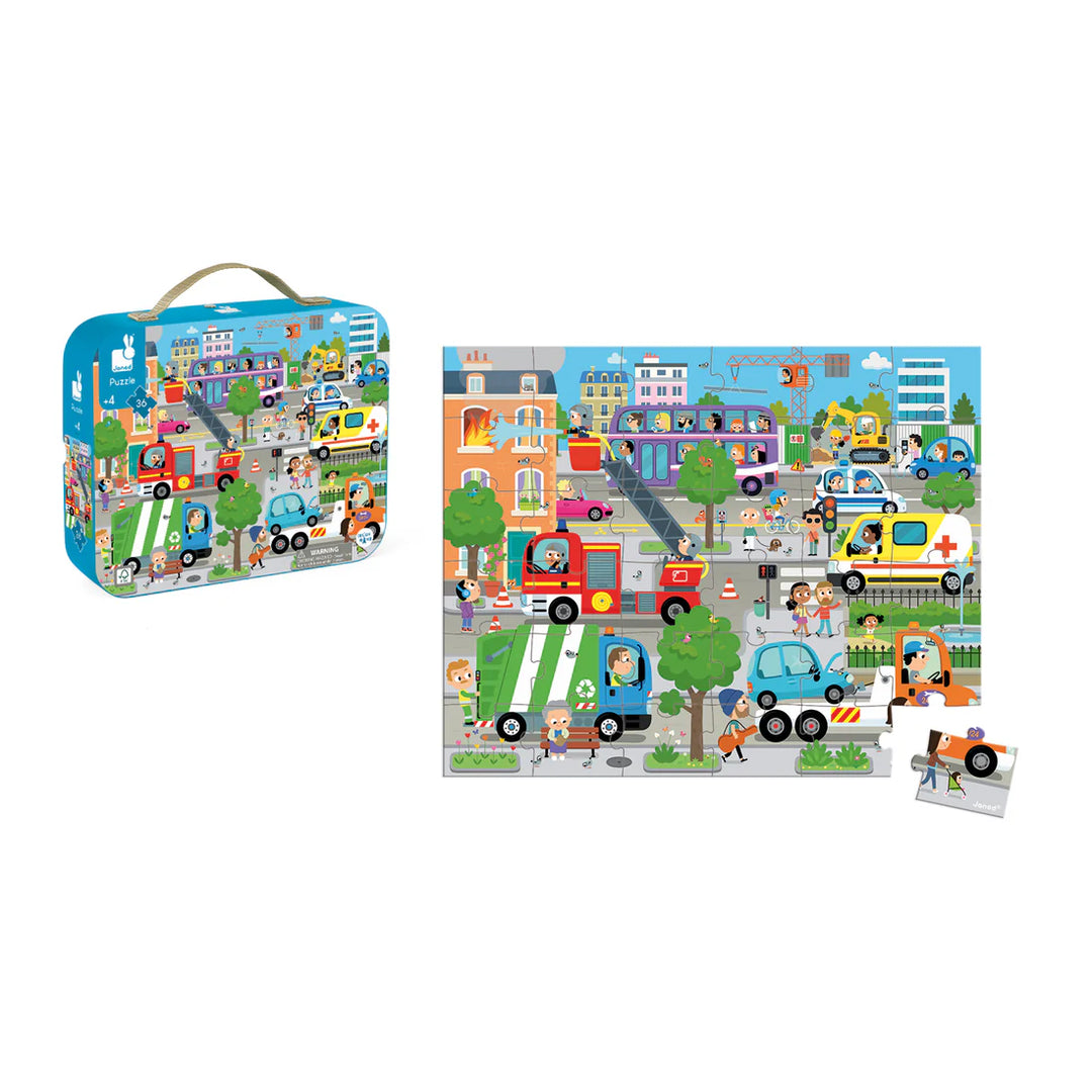 Janod Puzzle, City 36 Piece