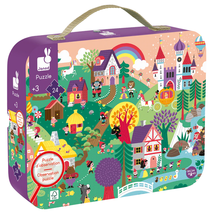 Janod Puzzle Observation - the Tales, 24 Piece