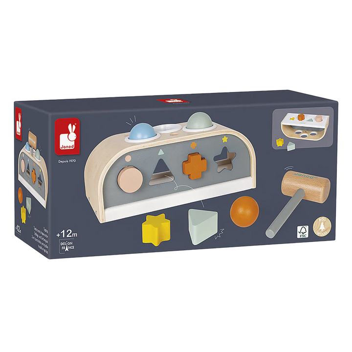 Janod Shape Sorter, Sweet Cocoon