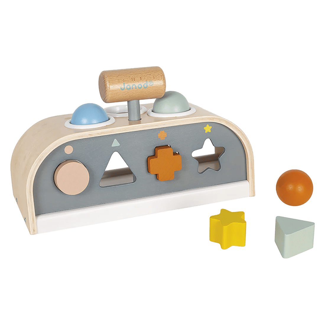 Janod Shape Sorter, Sweet Cocoon - Nest and Sprout - Janod