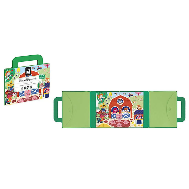 Janod Magneti'Puzzles – Farm (24 Pieces) - Nest and Sprout-Janod