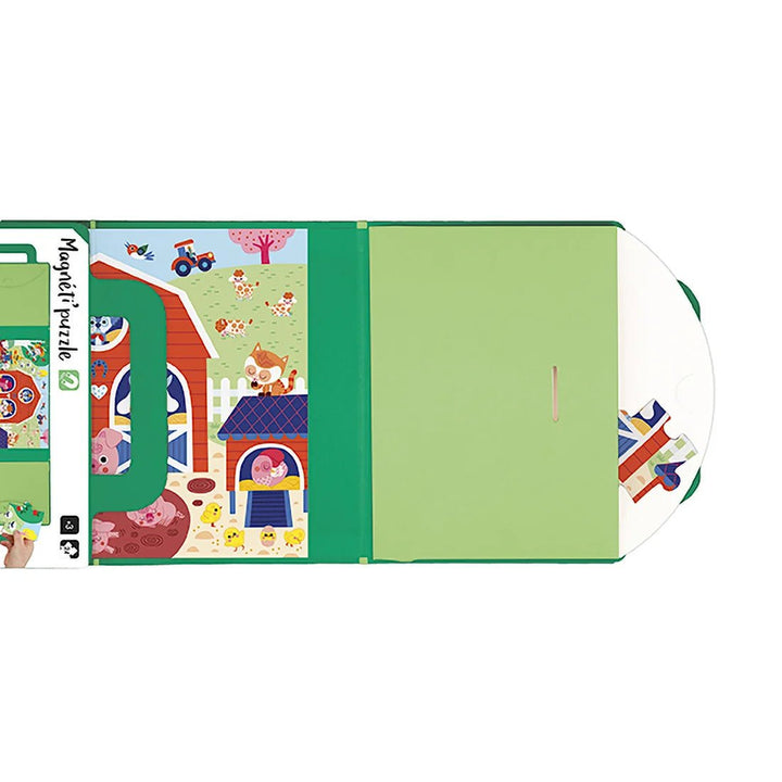 Janod Magneti'Puzzles – Farm (24 Pieces) - Nest and Sprout-Janod