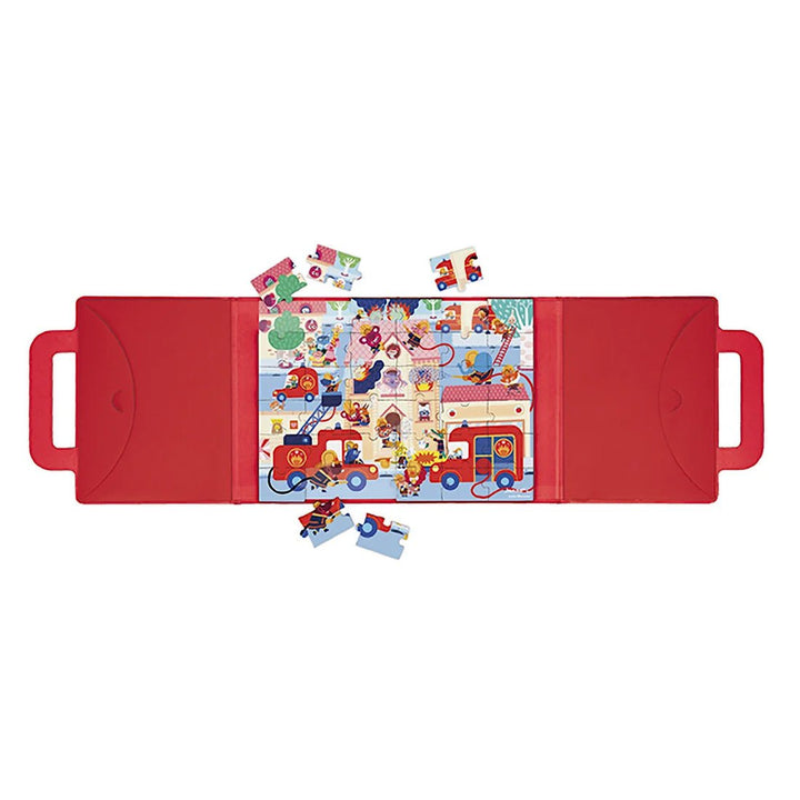 Janod Magneti'Puzzles – Firefighters (36 Pieces) - Nest and Sprout-Janod
