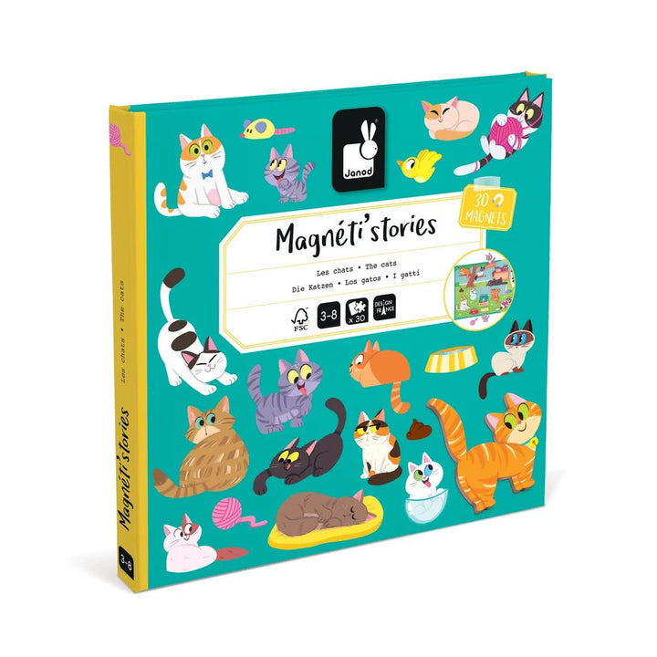 Janod Magneti'Stories – Cats (30 Pieces) - Nest and Sprout-Janod
