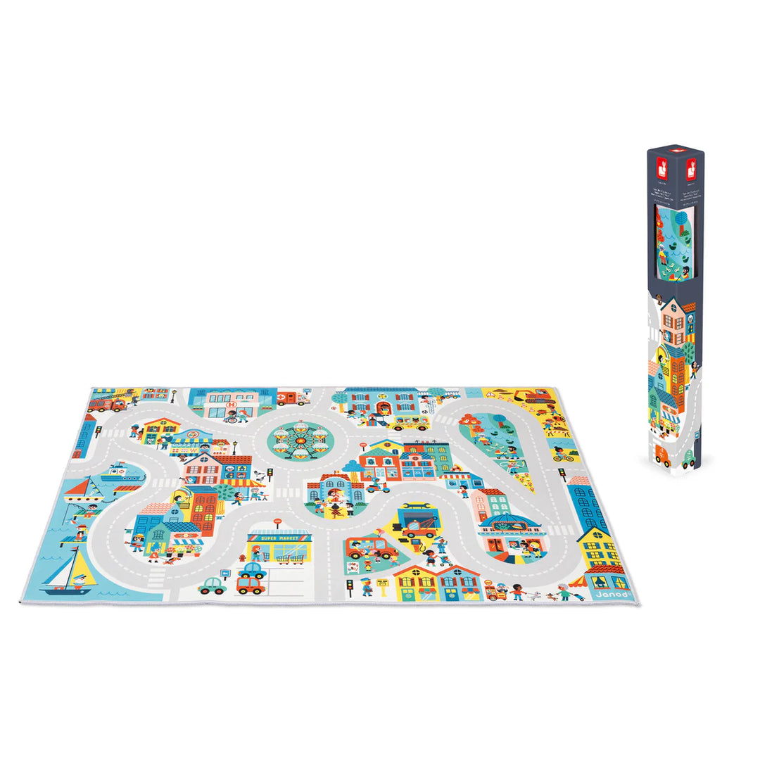 Janod Cross Roads Play Mat | City