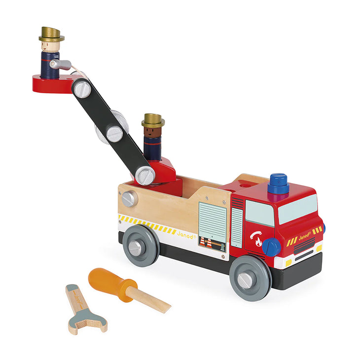 Janod Brico'Kids | Fire Truck to Build