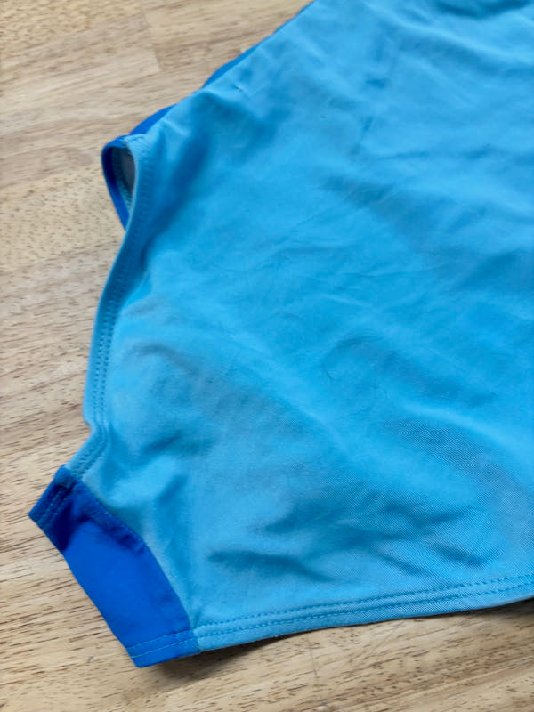 Disney Frozen Swimsuit Light Blue | Size Youth S (6)