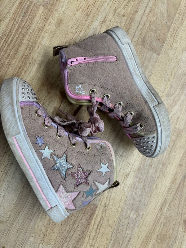 Skechers Twinkle Toes High - Top Sneakers Pink | Size 12 - Nest and Sprout - Consignment