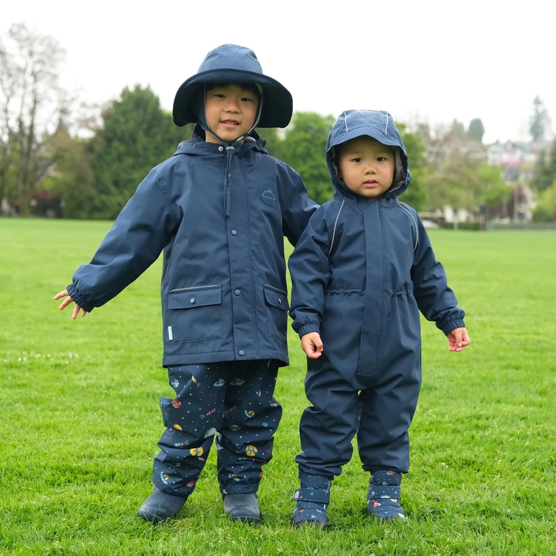 Jan &amp; Jul Cozy-Dry Rain Pants (Fleece Lined) – Planet Patrol - Nest and Sprout-Jan &amp; Jul