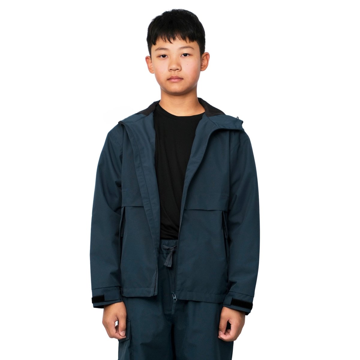 Jan & Jul Cozy-Dry Youth Rain Jacket (fleece lined) – Deep Sea - Nest and Sprout-Jan & Jul