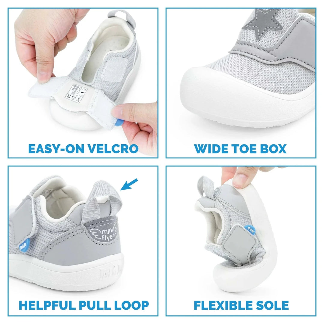 Jan & Jul Mini - Flyer Toddler Sneakers - Soft Brown - Nest and Sprout - Jan & Jul