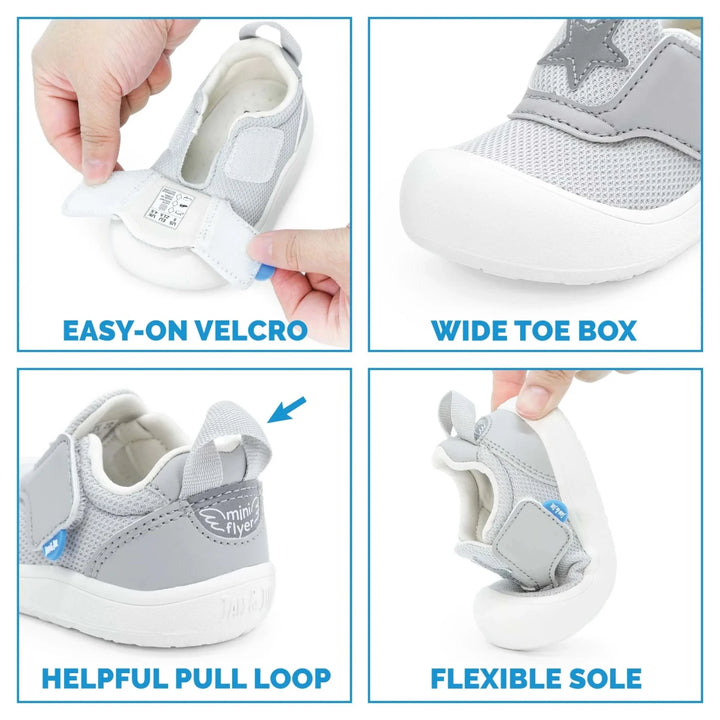 Jan & Jul Mini - Flyer Toddler Sneakers - Soft Brown - Nest and Sprout - Jan & Jul