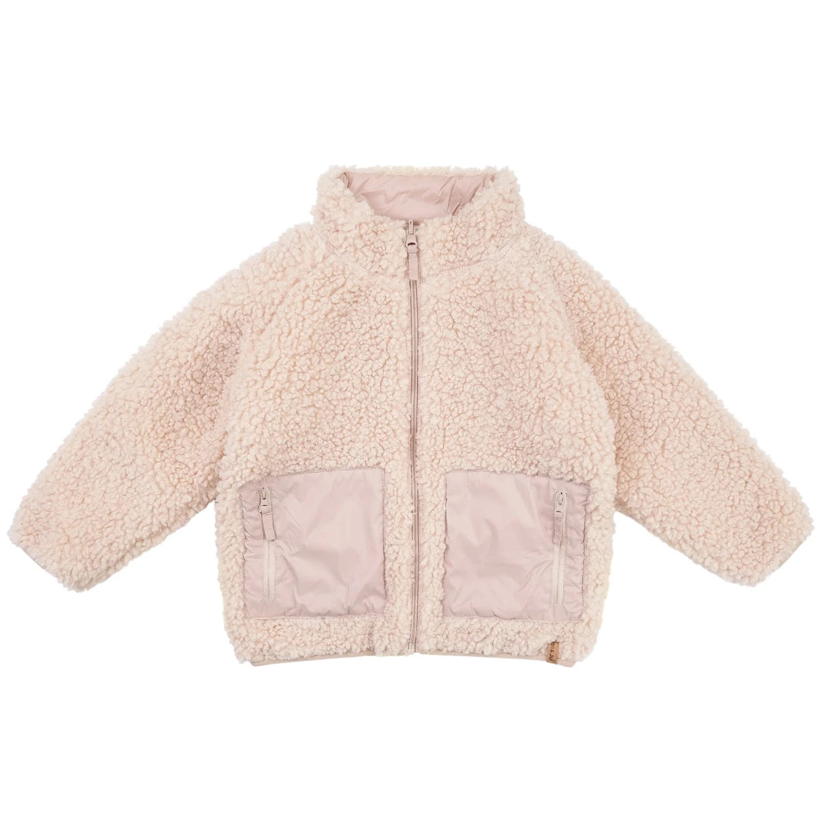 Jan & Jul Reversible Sherpa Fleece Jacket – Oatmeal - Nest and Sprout-Jan & Jul