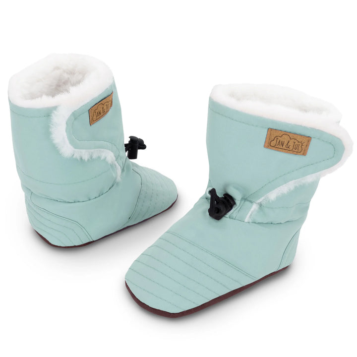 Jan & Jul Stay-Put Winter Booties | Dusty Mint