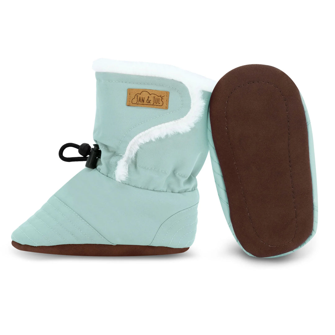 Jan & Jul Stay-Put Winter Booties | Dusty Mint