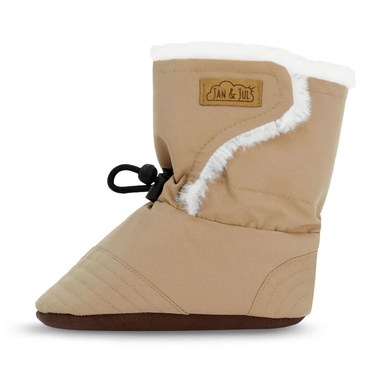 Jan & Jul Stay-Put Winter Booties – Soft Brown - Nest and Sprout-Jan & Jul