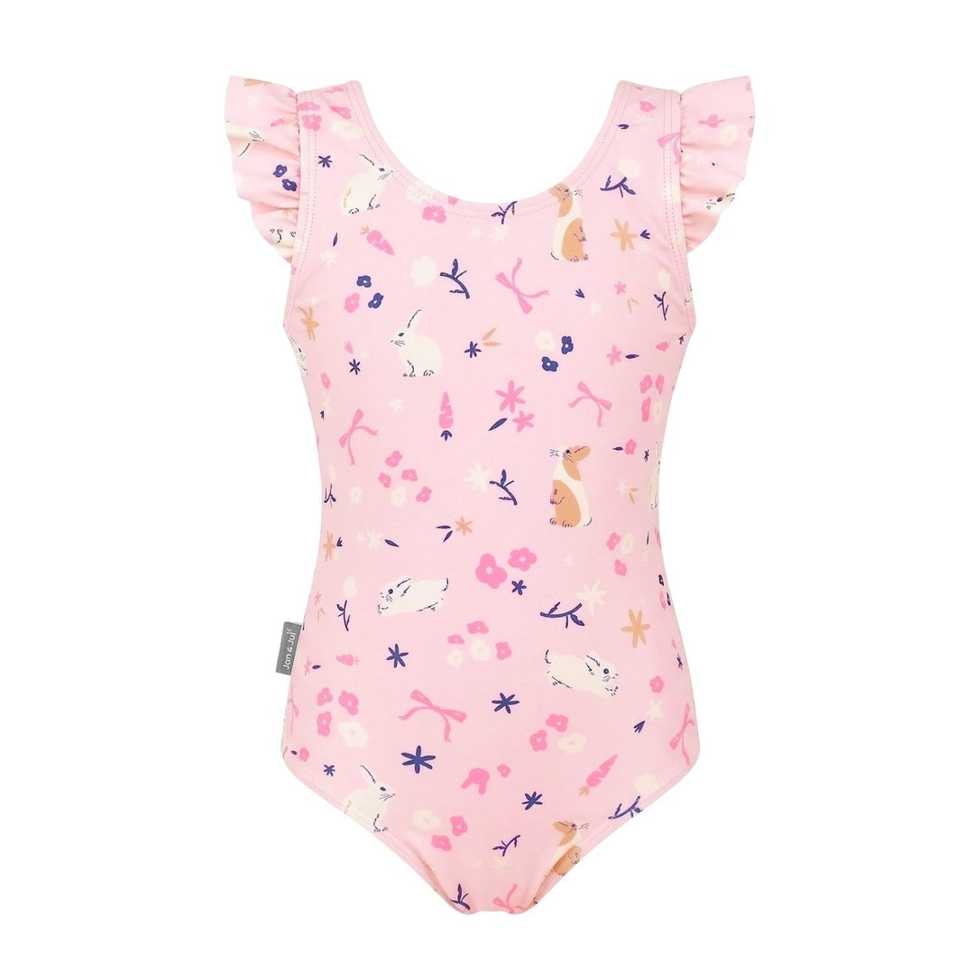 Jan & Jul Ruffle Swimsuit – Bunny Flowers - Nest and Sprout - Jan & Jul