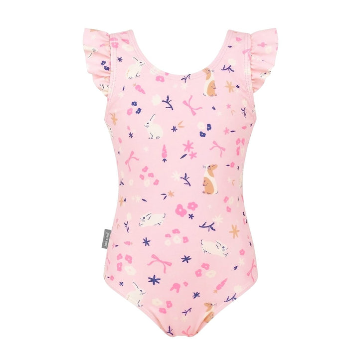 Jan & Jul Ruffle Swimsuit – Bunny Flowers - Nest and Sprout - Jan & Jul
