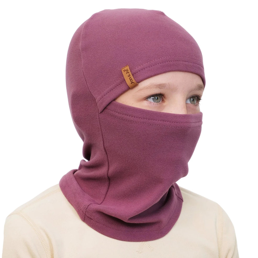 Jan & Jul Thermal Balaclava – Dark Plum - Nest and Sprout-Jan & Jul