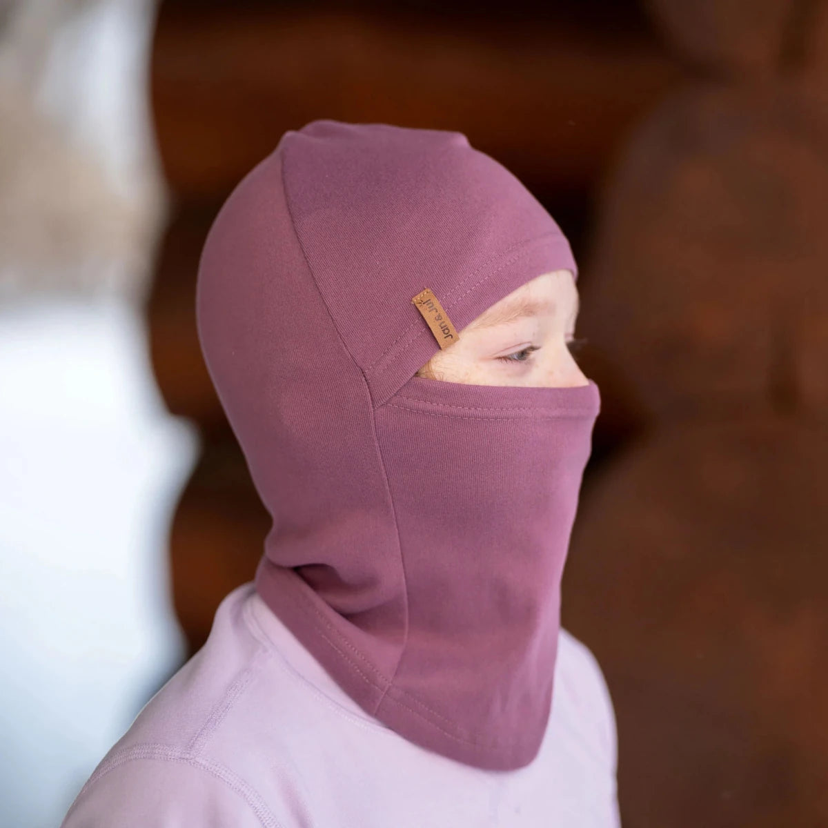 Jan & Jul Thermal Balaclava – Dark Plum - Nest and Sprout-Jan & Jul